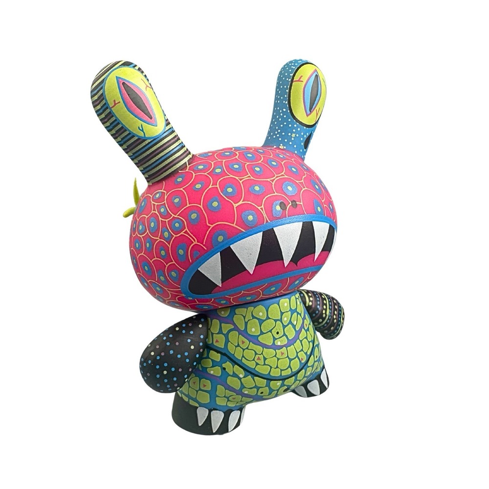 Kidrobot Dunny Azteca II Necuc 3" Lizard Vinyl Art Figure Designer Toy 2011 - Picture 13 of 16